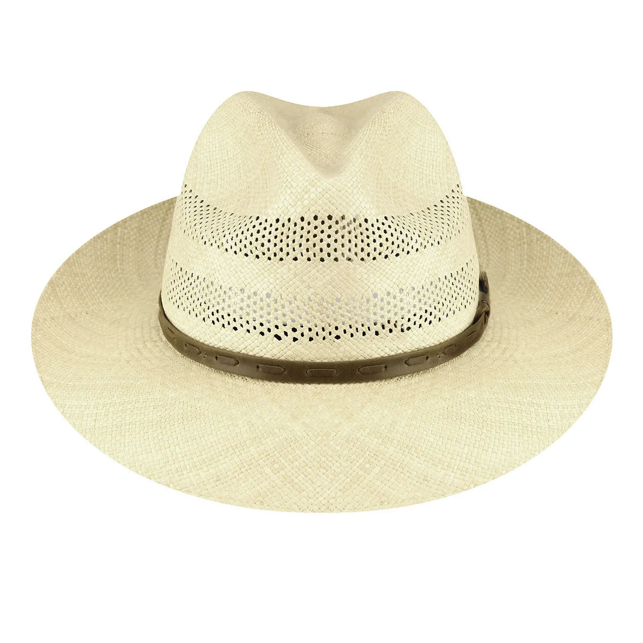 Bailey Ezra Vented Genuine Panama Fedora