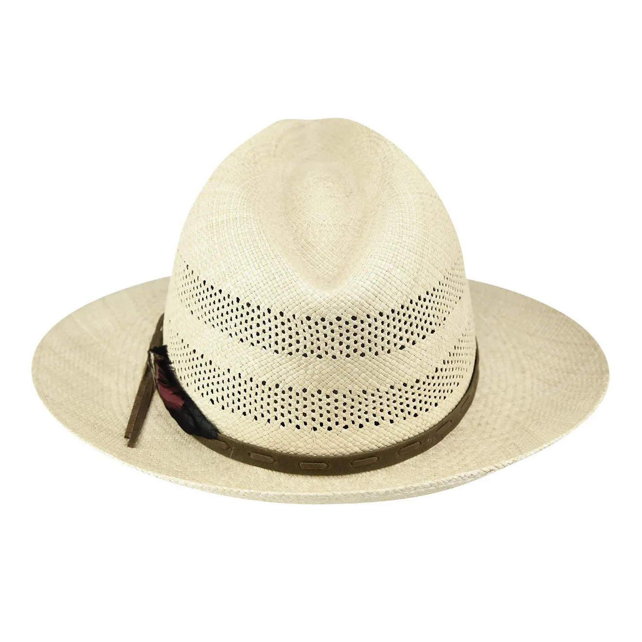 Bailey Ezra Vented Genuine Panama Fedora