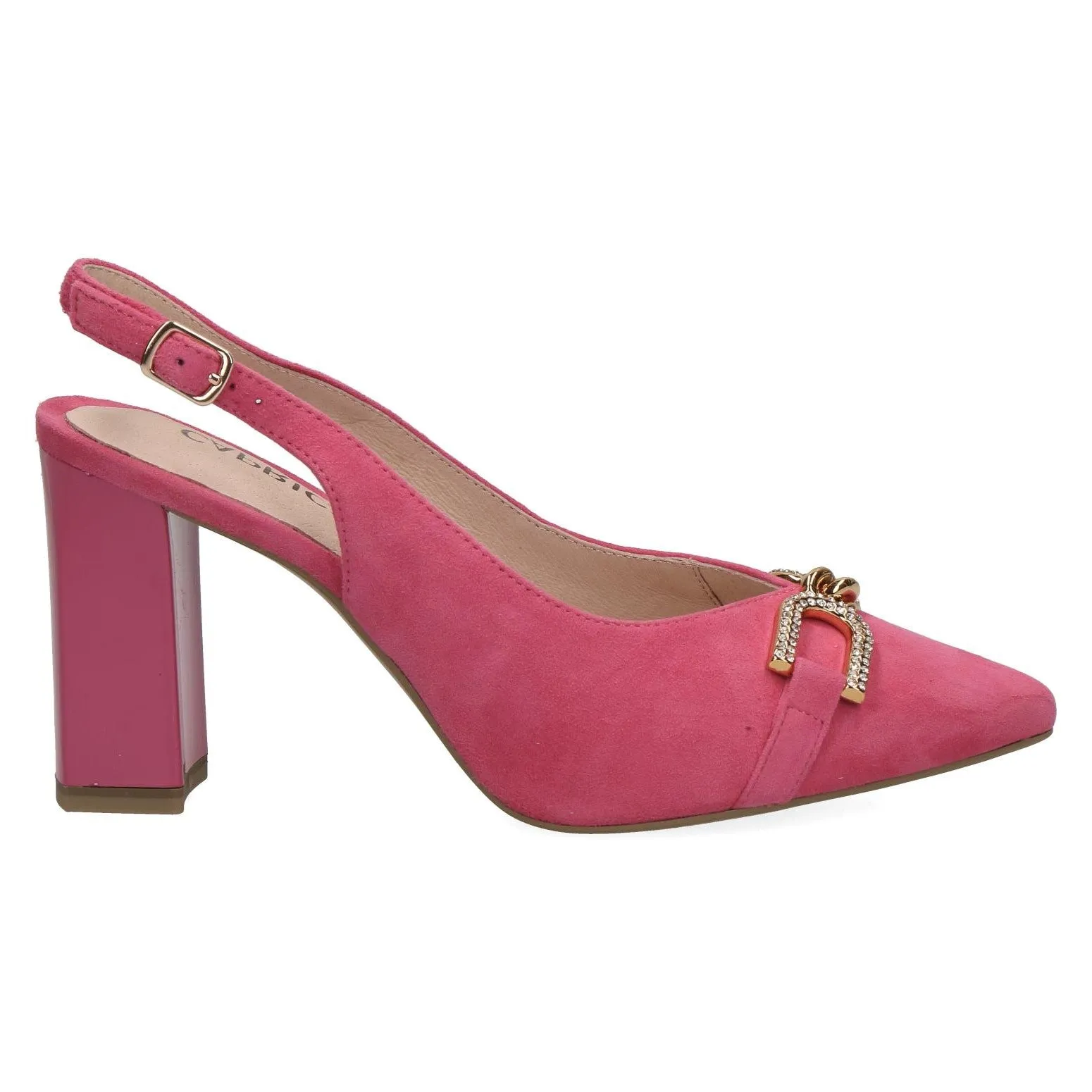 Caprice Ladies Block Heel Sling Back