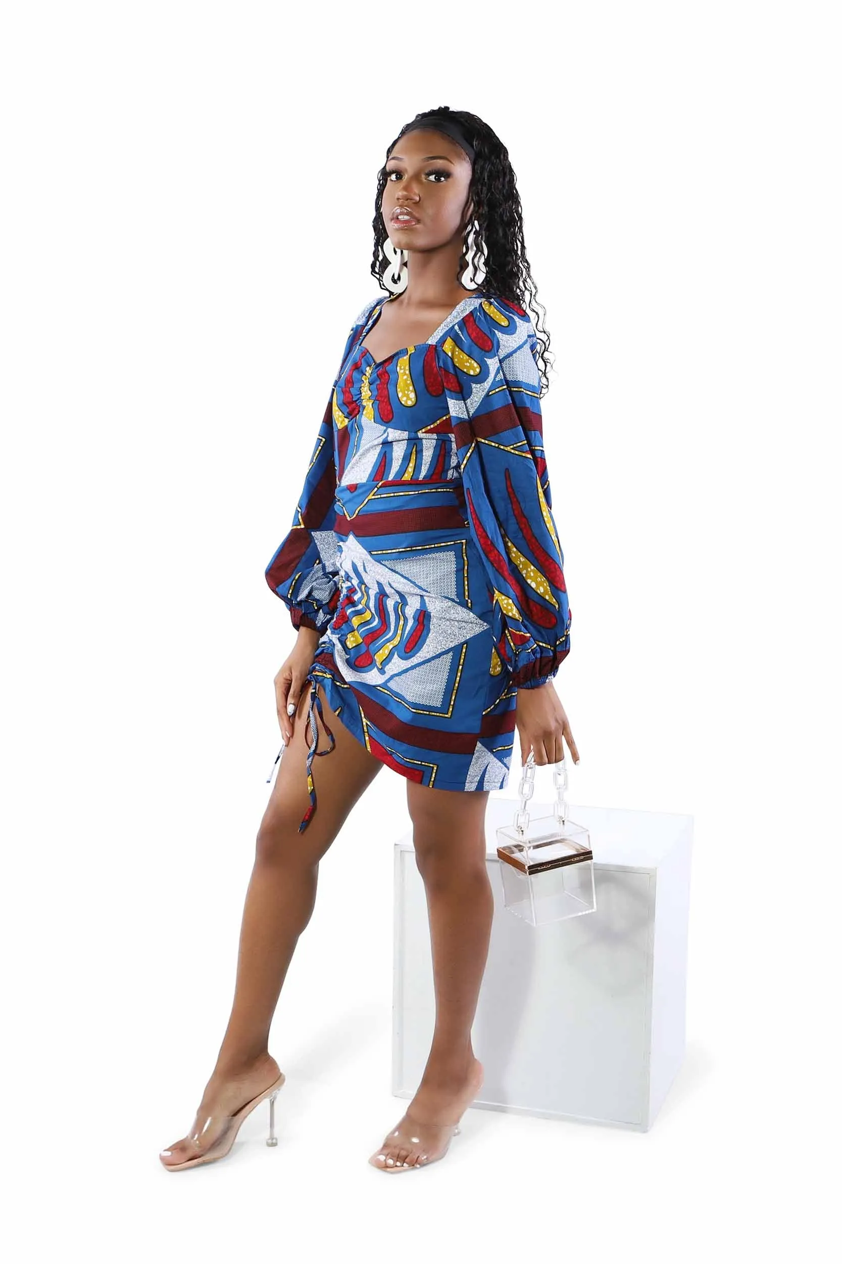 Delia African Print Dress