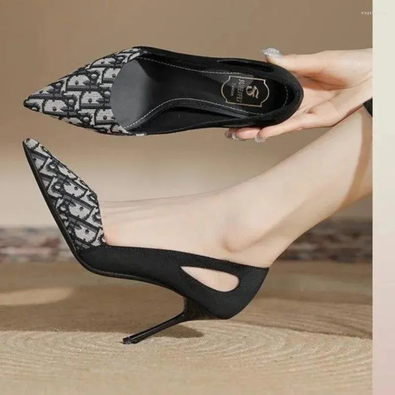 Dress Shoes Women Pumps Fashion  Summer Luxury Stiletto Pointed Toe Women's Single Daily Casual Banquet Party High Heels