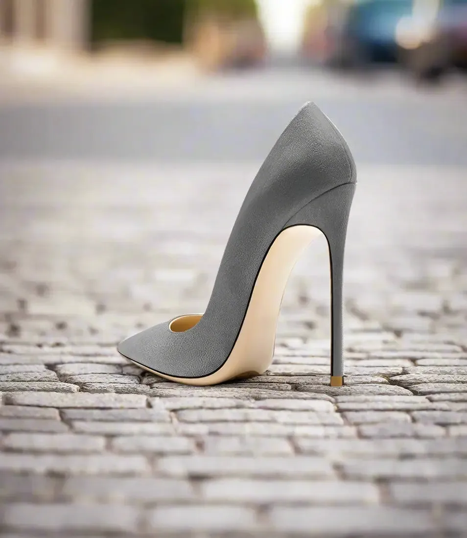 Elsa Grey Heels