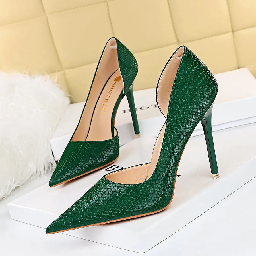 Nightclub Slim Stiletto Super High Heel Pumps