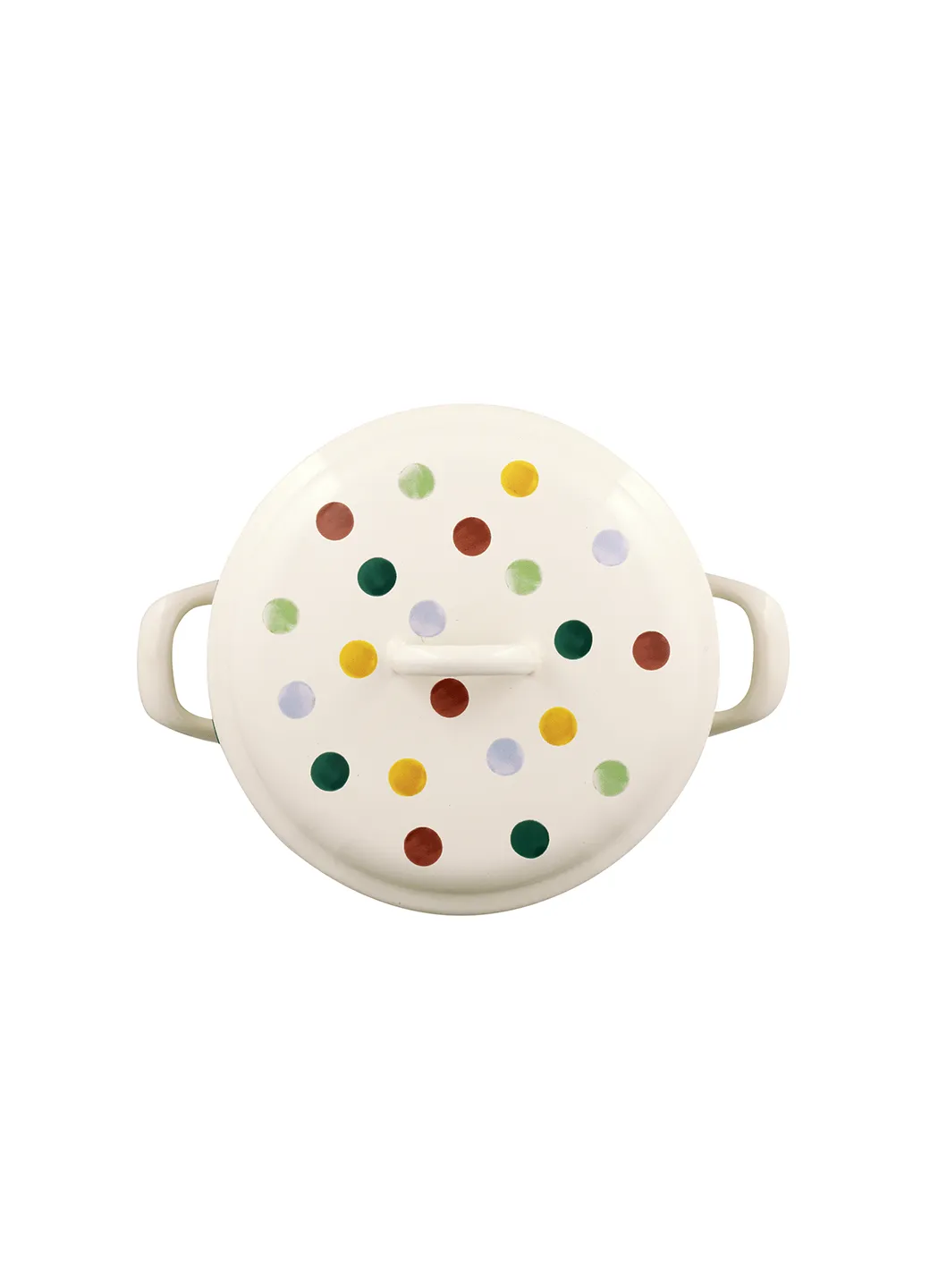 Polka Dot Medium Enamel Cooking Pot