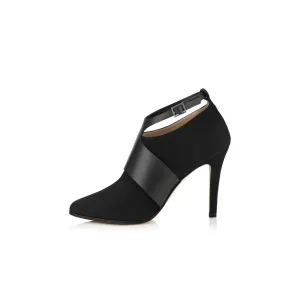 Suede Harnessed Ankle Boots