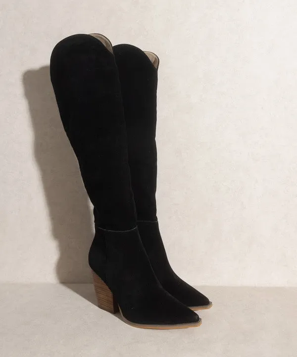 TEEK - Clara - Knee-High Western Boots