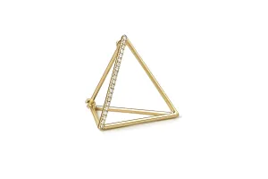 Triangle Single Earring The Largest One Of Its Kind